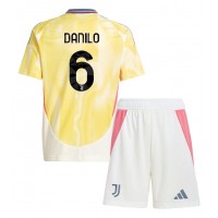 Camiseta Juventus Danilo Luiz #6 Visitante Equipación para niños 2024-25 manga corta (+ pantalones cortos)